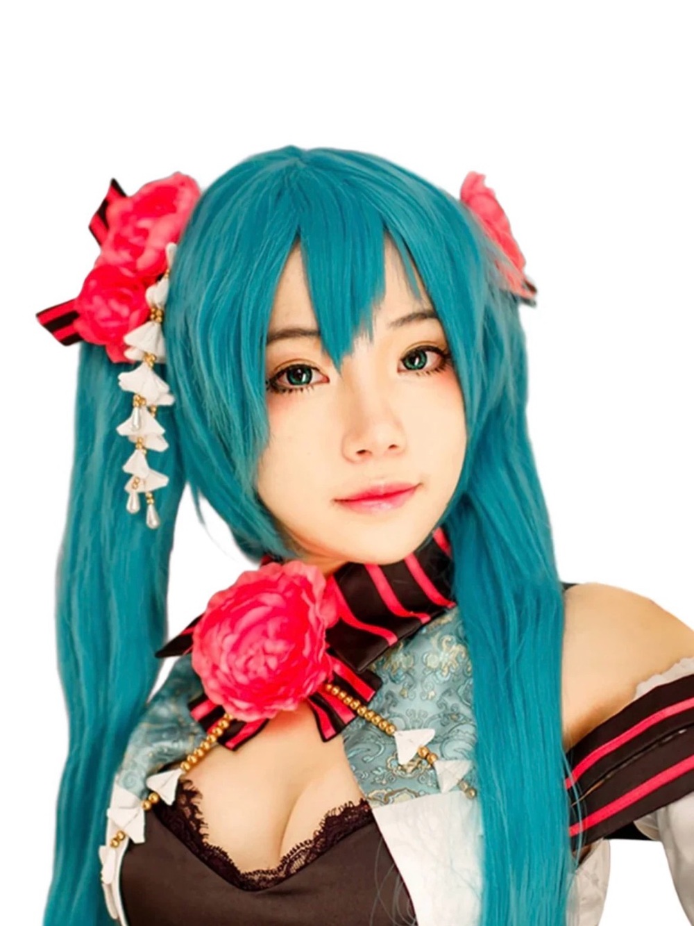 Hatsune Miku Inspired Costume Wig